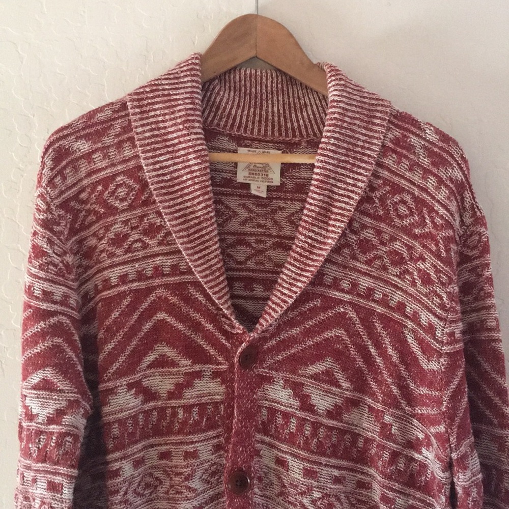 Lucky Brand Shawl Collar Sweater